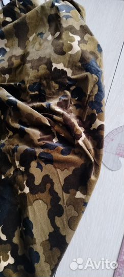 Отрез ткани.хлопковый велюр