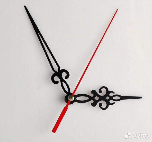 Часовой механизм с подвесом и стрелками