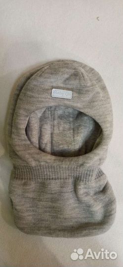 Шапка шлем для мальчика 46 48