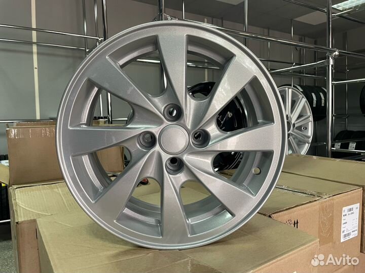 Литые диски R15 4/98 кик KC695 Silver Edition