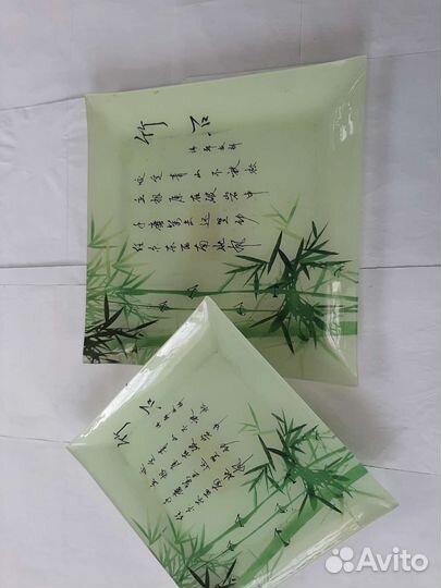 Набор плоских тарелок, новые