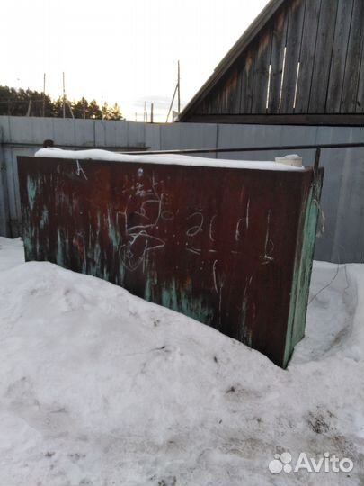 Бак для воды металлический б/у