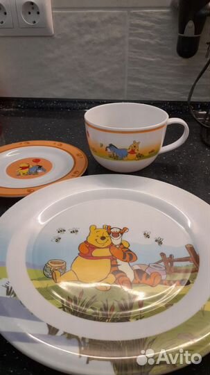 Набор детской посуды Винни-пух