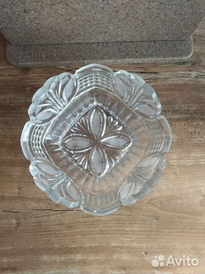 Ваза (салатник) хрустальная