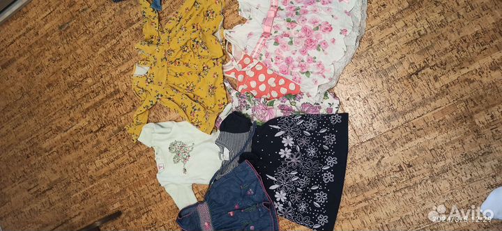 Детская одежда для девочки пакетом 80 размер