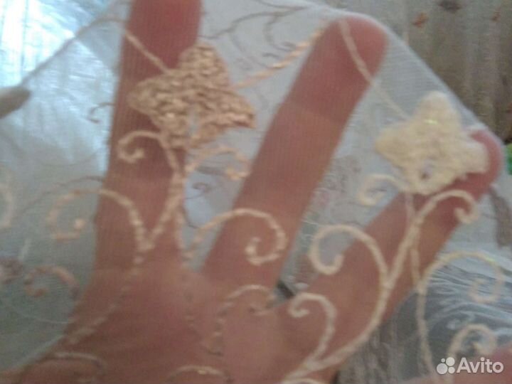 Тюль с блёстками (2.7*4.50)