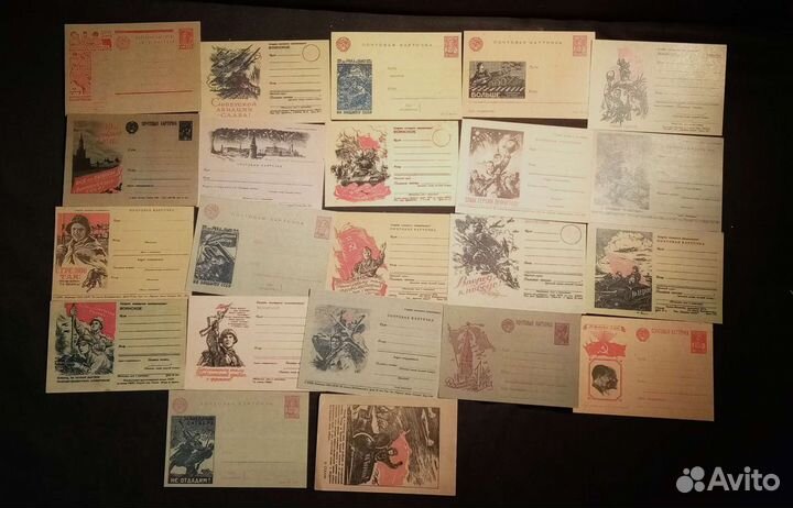 Открытки полевой почты ркка, письма, карточки ВОВ