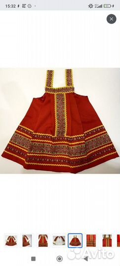 Русский народный сарафан, костюм 116-122