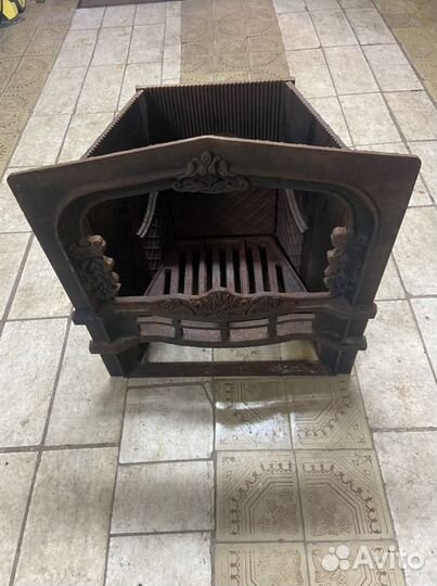 Топка каминная чугунная ссср, ретро, винтаж, не кр