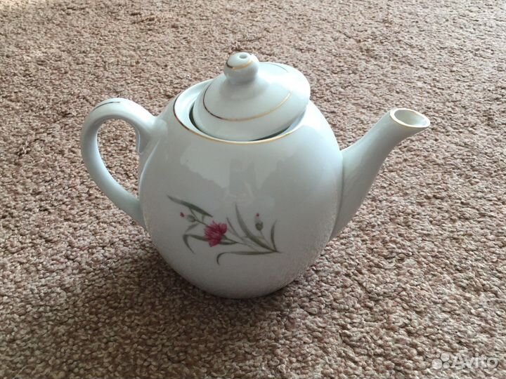 Заварочные чайники, бокалы, блюдца заводов СССР