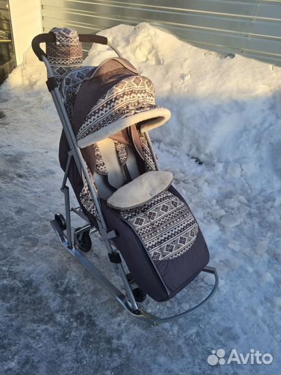 Санки-коляска