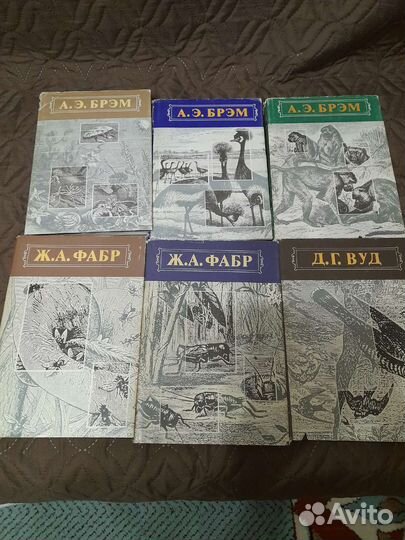 Жизнь животных в трёх томах (Брем) и детская литер