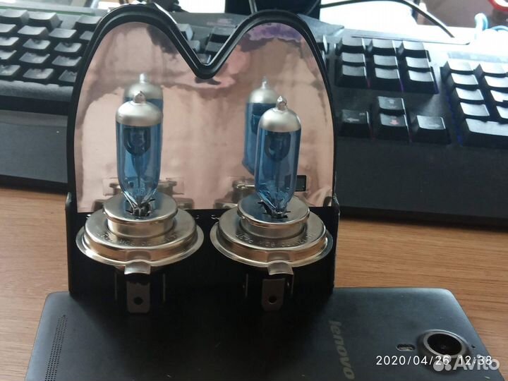 Автолампочки галогеновые новые H4 100W