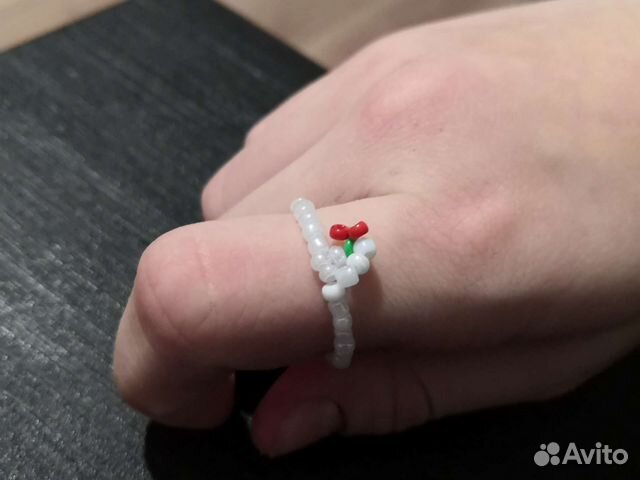 Кольцо из бисера