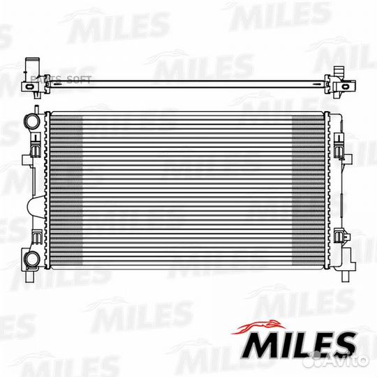 Miles acrb075 Радиатор VAG polo 10/ fabia 10/rooms