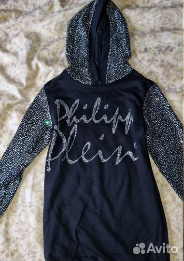 Philipp Plein толстовка для девочки, стразы