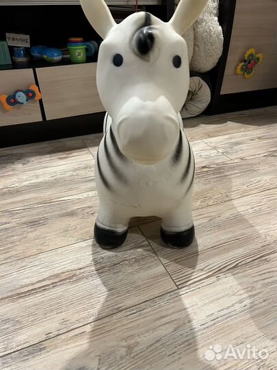 Резиновый ослик прыгун