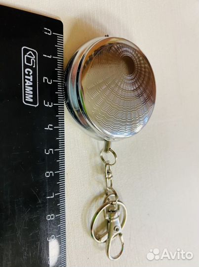 Карманная пепельница, металл