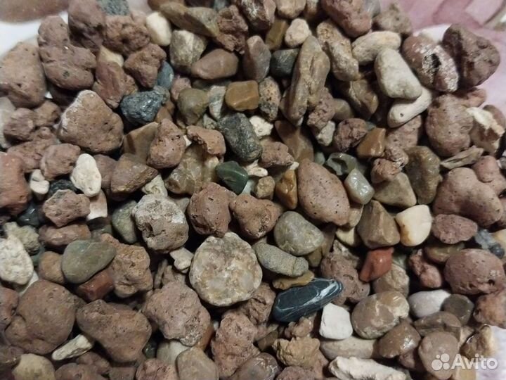 Наполнитель для аквариума камни, ракушки, стекло