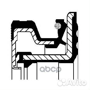 Сальник NBR 149.9x176x16 cassetta 1HHI scania