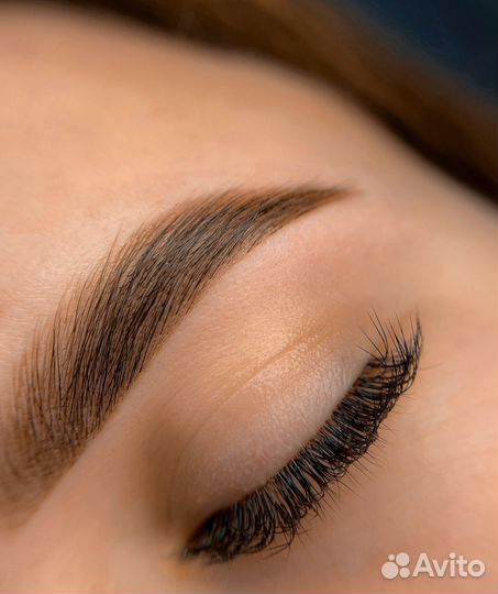 Окрашивание бровей