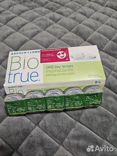Линзы контактные однодневные bio true