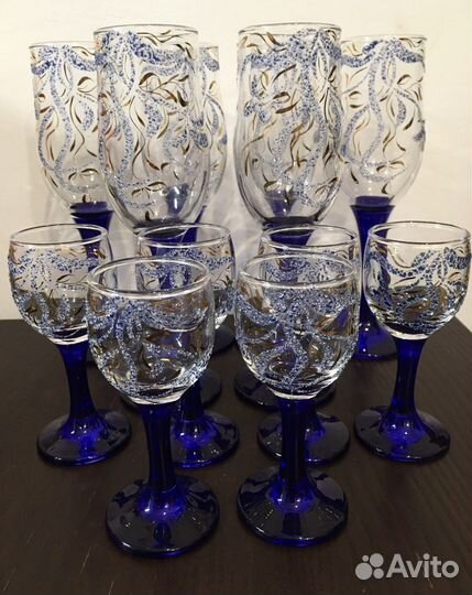 Рюмки, бокалы, стаканы