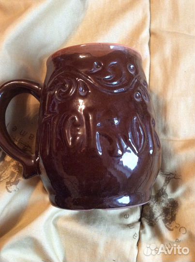 Глиняная кружка Псков (новая)