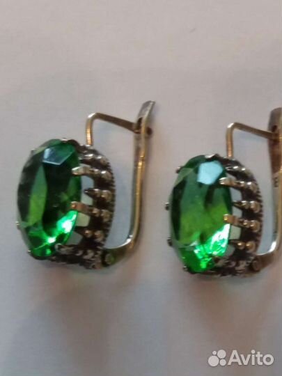 Винтажные украшения СССР серебро 875.925 проб