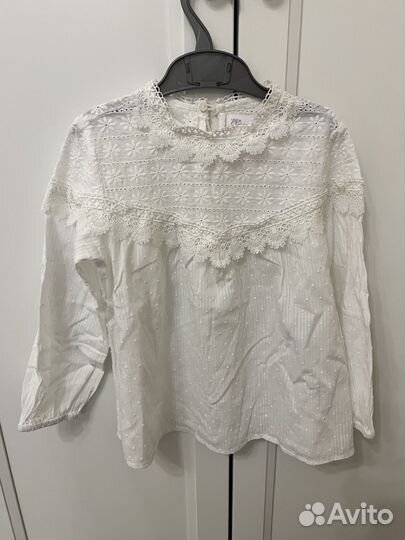 Блузка zara для девочки 122