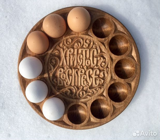 Тарелочка пасхальная “Христос Воскресе»