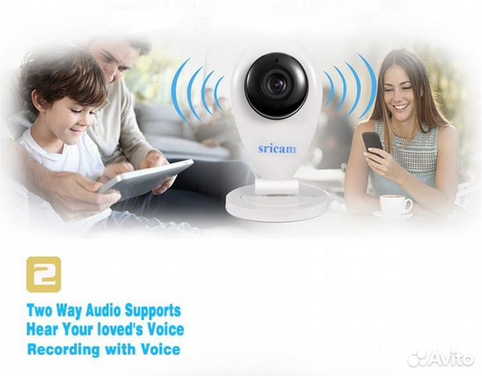 Беспроводная WiFi IP видеокамера