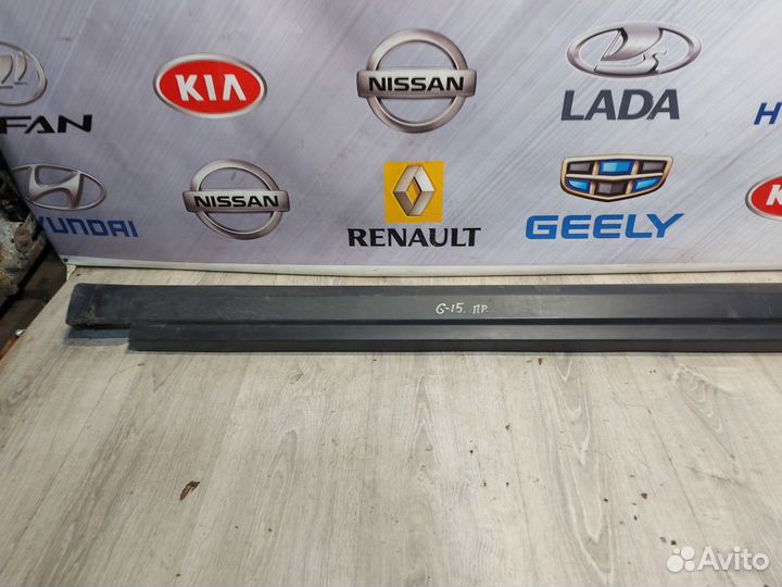 Накладка порога на порог Nissan almera G15 Прав