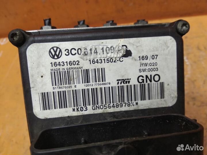 Блок ABS Volkswagen Passat (B6) (2005-2010) Фольк