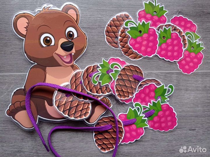 Игра шнуровка для малышей