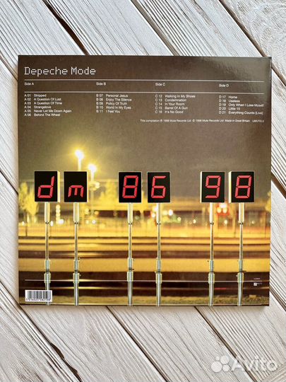 Винил Depeche Mode Singles 86-98