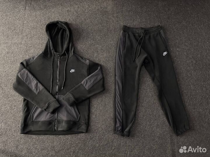 Костюм Nike черный флисовый