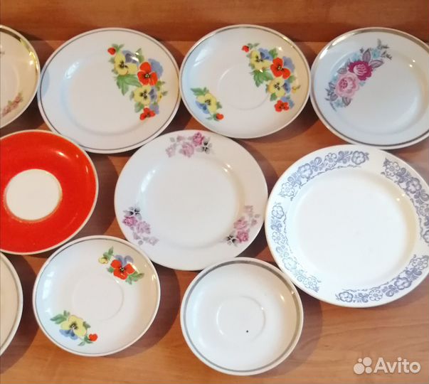 Тарелки Блюдца в добор Польша Рига Лфз Конаково