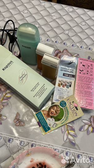 Воскоплав Kapous + 3 картриджа + 170 полосок