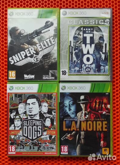 Sniper Elite и L.A Noir для Xbox 360