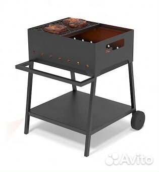 Мангал Турист №2 с чугунной решеткой стейк