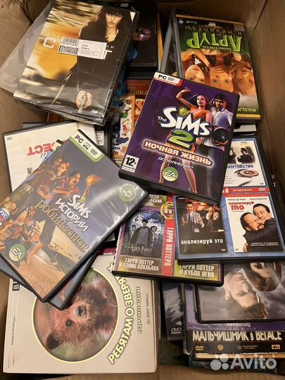 Двд диски с фильмами, мультфильмы