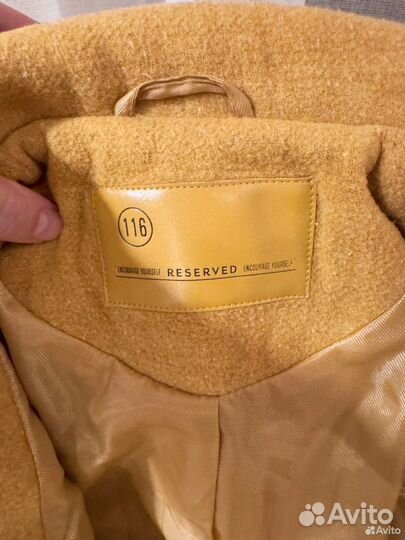 Пальто на девочку 116