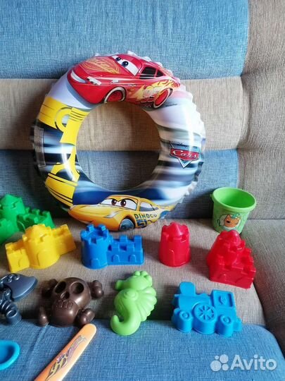 Круг для купания, формочки