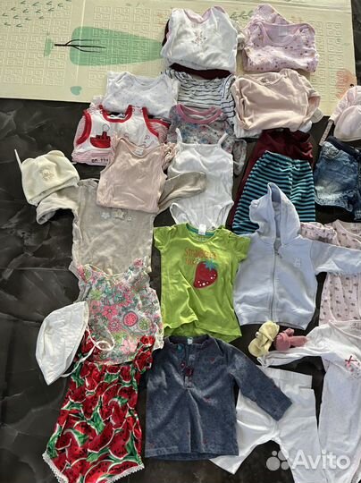 Детские вещи пакетом для девочки 5мес -1годик