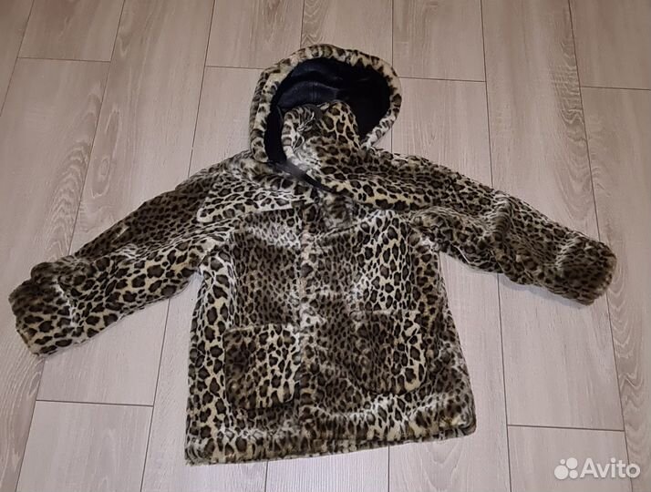 Дубленка детская для девочки рост 128-140