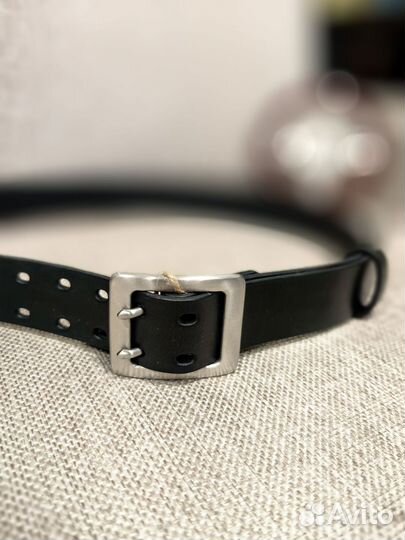 Мужской кожаный ремень ручной работы