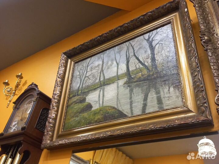 Картина. Масло на холсте. Бельгия. Первая треть 20