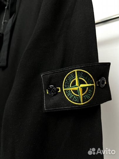 Зип худи Stone Island чёрная (L)