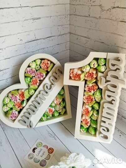 Коробочка из зефира, сладкий подарок к 1 Сентября